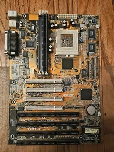 Retro Gaming Asus TX97-X Sockel 7 Mainboard 4x ISA 4x PCI getestet Rev 2.05 - Bild 1 von 7