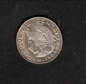 Moneda de 50 centavos México 1983 UNC - Imagen 1 de 2