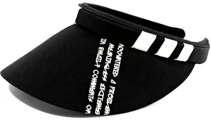 adidas Y-3 by Yohji Yamamoto Black & Off White Visor Slip-on 97% Cotton Size M - Picture 1 of 3