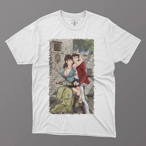 T-Shirt Lupin Margot, manica corta in cotone. Maglia trendy estate per uomo - Imagen 1 de 2