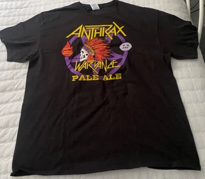 Anthrax Wardance Tour T-Shirt 2019 Pale Ale 5.5 ABV - Gr. XL - Neu (ohne Etikett) - Bild 1 von 3