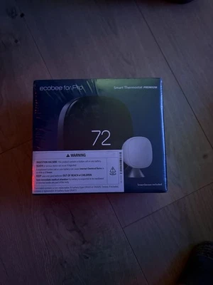 Ecobee Pro smart Thermostat Premium smart sensor EB-STATE6P-01  wi-fi, Alexa - Image 1 of 4