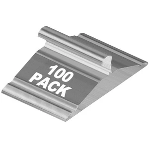 100 Pack Bulk Metal Clothes Hangers, Heavy Duty Wire Coat Hangers, Non-Slip, ... - Picture 1 of 7