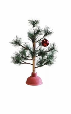 Redneck Nation 15 Inch Plunger Christmas Tree. (New) Open Box - Image 1 of 4