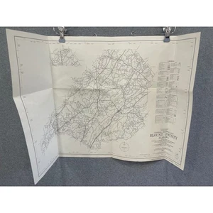 Vintage 1979 General Highway Karte Blount County Alabama 26" x 18" Blountsville Snead - Bild 1 von 4