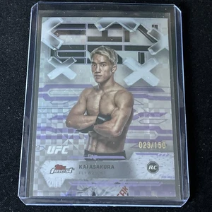 2025 Topps Finest UFC Kai Asakura #75 Purple X-fractor /150 Rookie RC - Bild 1 von 3