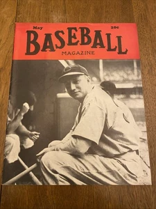 REVISTA DE BÉISBOL MAYO DE 1941 Bucky Walters EN PORTADA llena de grandes hermosos - Imagen 1 de 24