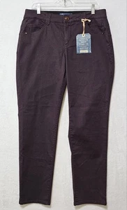 NUEVO CON ETIQUETAS Democracy "Ab"solution® Patriot Pierna Recta Color Jean Malbec 14W Suave - Imagen 1 de 9
