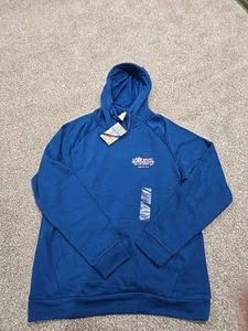 Nike Hombres Dri-FIT GFX Pullover Sudadera con Capucha FN3285-476 Corte Azul Rosa Multi Nuevo con Etiquetas Talla M - Imagen 1 de 4