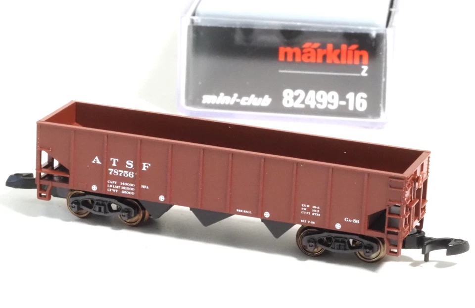 82499-16  Marklin  Z-Scale ATSF, Open Hopper car NEW in Box - Image 1 of 3