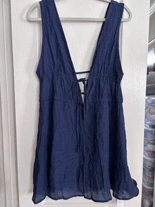 Copricostume da bagno Cupshe taglia media nuovo con etichetta blu navy 3625 - Foto 1 di 9