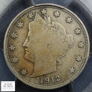 1912 S Liberty V Nickel 5C PCGS VG Detail **ERROR HOLDER - Labeled as 10C** - Picture 1 of 5