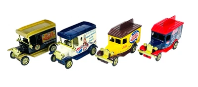 Golden Wheel PEPSI Delivery 4-Piece 1/64 Die Cast Truck Set - Image 1 of 4