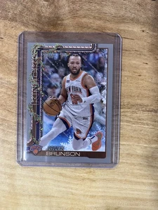 2025-26 Topps Holiday Glitter - Jalen Brunson NY KNICKS - Picture 1 of 2