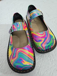 Ingaro Mary Jane Colorful Nurse Shoes Womens size 8M Never Worn - Picture 1 of 13