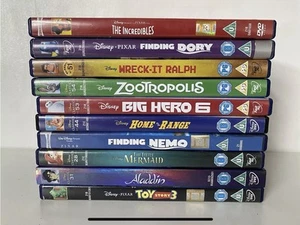 Disney Kids DVD Bundle Job Lot 10x Movies Films Animation Children's Pixar - Picture 1 of 1