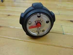  SPEEDWAY GAS CAP WITH GAUGE BRAND NEW KELCH'S NEWEST STYLE  6 INCH GAS CAP - Picture 1 of 6