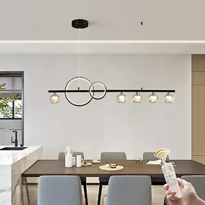 Dining Room Chandelier Lighting Bedroom Pendant Light Kitchen Led Ceiling Light - Picture 1 of 18