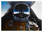 BRIAN SHILL IN COCKPIT OF SR-71 BLACKBIRD JET SECRET CIA PROJECT 5X7 NASA PHOTO