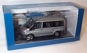 Ford Transit Mk5 Eurolines Mini Bus Silver 1-43 Scale Minichamps New in Box - Picture 1 of 2