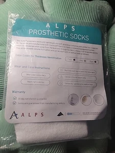 ALPS Prothesen Coolmax Socke mit 5-lagig Größe M/kurz NEU 1 Socke ohne Loch - Bild 1 von 3