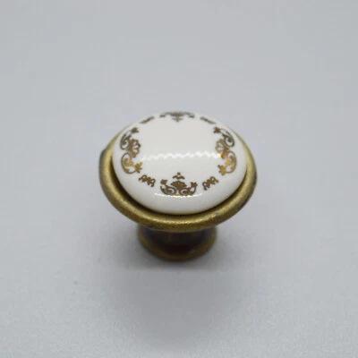 Möbelknopf Möbelgriff Keramik Möbelknäufe Knauf Griffe Möbelknöpfe Antik bronz - Bild 1 von 4