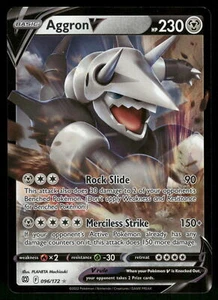 Aggron V 096/172 SWSH09: Brilliant Stars Pokemon - Imagen 1 de 2