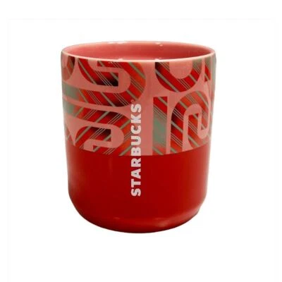 Caneca 2020 STARBUCKS Holiday Candy Cane - 8 oz - Excelente estado usado - vermelha, rosa, verde perfeito - Imagem 1 de 4