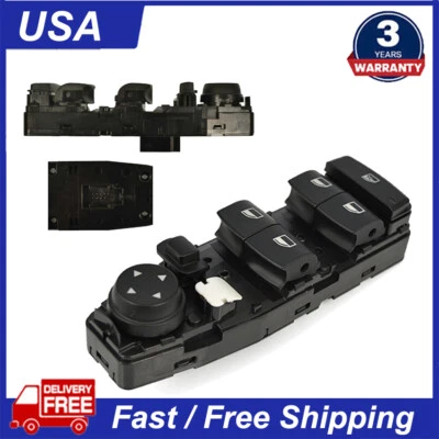 Interruptor de ventana eléctrica del lado del conductor DWS2015 para BMW 328D 330E 535D 335I 435I 550I  Foto 1 de 4