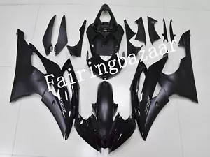 Fit for YZF R6 2008-2016 Black on Black ABS Injection Mold Bodywork Fairing Kit - Picture 1 of 8