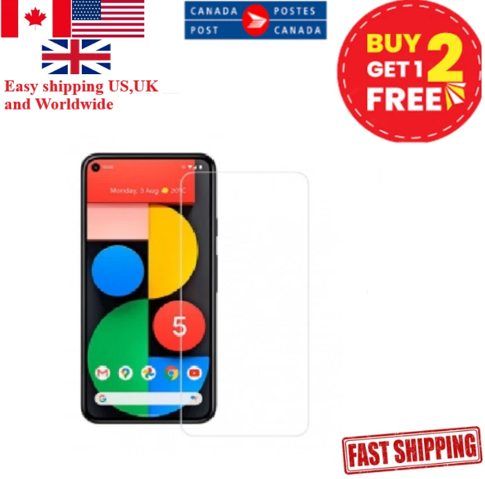 TEMPERED GLASS SCREEN PROTECTOR FOR GOOGLE PIXEL  1/2 /3/4/5/6a /6 /7a / 7/8 PRO - Image 1 of 1