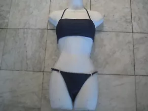 very sexy Victoria's Secret 2pc BLUE bikini swim set Size S/P FREE S&H - Picture 1 of 15