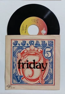 24482 45 Umdrehungen 7" - J. J. Cale - Friday / Sensitive Kind - Shelter 1979 - Bild 1 von 2