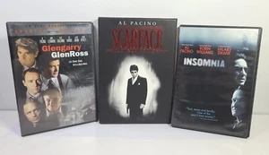 Al Pacino DVD Lot: Scarface, Insomnia, Glengarry GlenRoss (DVD)  - Picture 1 of 14