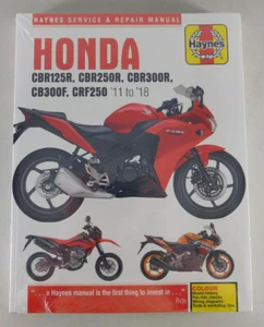 Manual de Reparación Honda CBR 125R, 250R, 300R, CB 300F, Crf 250 , Año Fab. 11- - Imagen 1 de 1