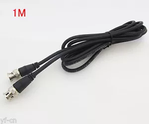 1pc Coaxial Cable 1M/3.3FT BNC Male to BNC Male 75ohm RG59 Extension CCTV Cable - Picture 1 of 5