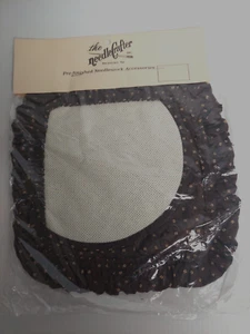 The Needlecrafter Calico Hot Mitt Pot Holder Cross Stitch Brown and Beige NEW - Picture 1 of 3