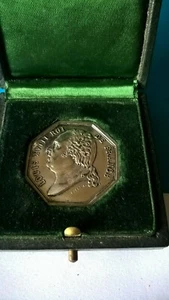 Jeton Louis XVIII Assurances Générales 1818 Paris Argent Monnaie de Paris - Picture 1 of 2