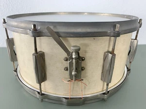 GRETSCH Broadkaster Standard Snare Drum 6,5x14 40er Vintage Rocket Lugs Die Cast Felgen - Bild 1 von 21