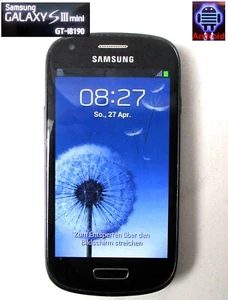 U4: Smartphone 4“ Samsung Galaxy S3 mini /8GB schwarz Android (Simlockfrei) - Bild 1 von 2
