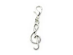 Violinschlüssel Notenschlüssel Noten Note Musik Charm Anhänger Miniblings silb. - Bild 1 von 4