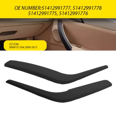 Cubierta del panel de manija de puerta interior izquierda/derecha para BMW X1 E84 2010-2015 2016 Y Foto 1 de 4