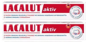 2 LACALUT AKTIV Daily Toothpaste Tubes For Bleeding Gums Made in Germany 75ml - Picture 1 of 8