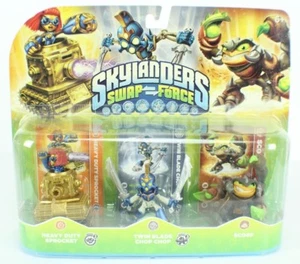 Skylanders SWAP Force: Heavy Duty Sprocket,Twin Blade Chop Chop,Scorp NEW - Picture 1 of 6