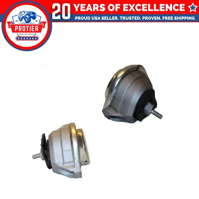 Front L & R Motor Mount Set Compatible for 2004 - 2010 BMW 525i/ 528i/ 530i - Image 1 of 3