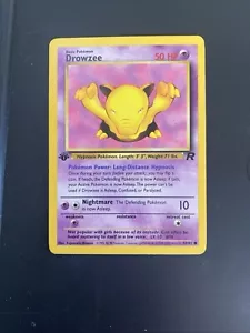 1. Edition Pokemon Team Rocket Drowzee Common 54/82 - Bild 1 von 2