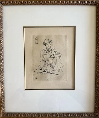 CEZANNE, P. „Portrait du Peintre Armand Guillaumin.“1906 Radierung, Vorzugsdruck - Bild 1 von 4