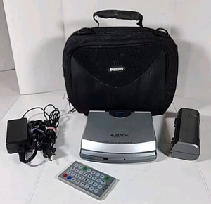 Apex PD-450 4.5" Portable DVD Player W/Remote and Case *NOT WORKING* PARTS ONLY - Picture 1 of 7