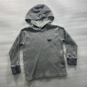 Billabong Hoodie Youth Size 4 Small 28" Chest Logo Cotton Blend Gray Pre-Owned - Bild 1 von 12