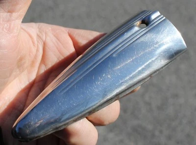 Ford 1941 cupé sedán Super Deluxe acero inoxidable moldura de luz de estacionamiento delantera OEM Foto 1 de 4